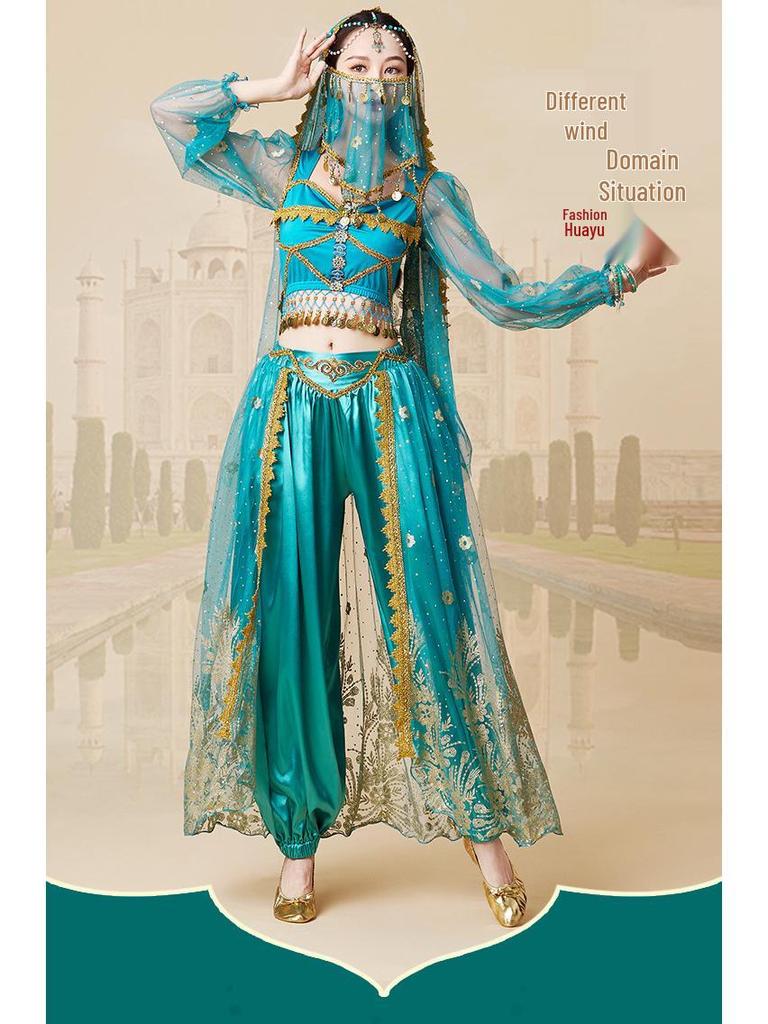 Halloween Jasmine-Inspired Adult Dance Costume Set