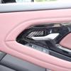 For Range Rover Evoque 2020-2026 ABS Carbon Fiber Car Door Inner Handle Bowl Decorative Stickers Car Interior Accessories