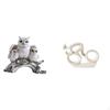 Modern Owl And Sports Bike Porcelain Figurine Sculpture Tabletop Ornament for Living Room Office