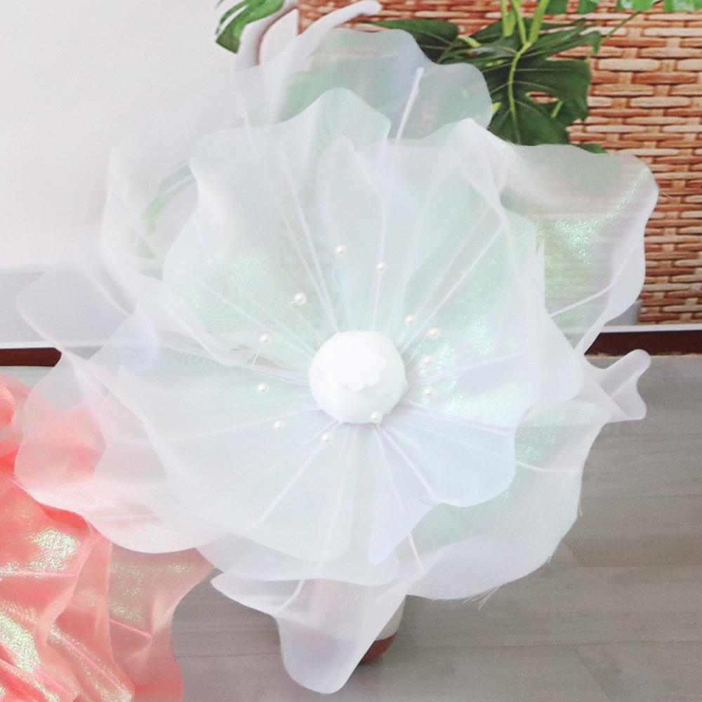 50cm Big Simulation Butterfly 3D Outdoor Shopping Mall Wedding Festival Decoration Prop Hollow Large Hanging Gauze Fake Flower
