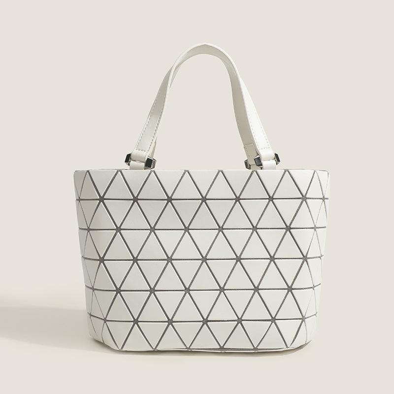 New Spring and Summer Fashion Handbag for Women's Handbag Bucket Bag Geometric Diamond Single Shoulder Crossbody Bag