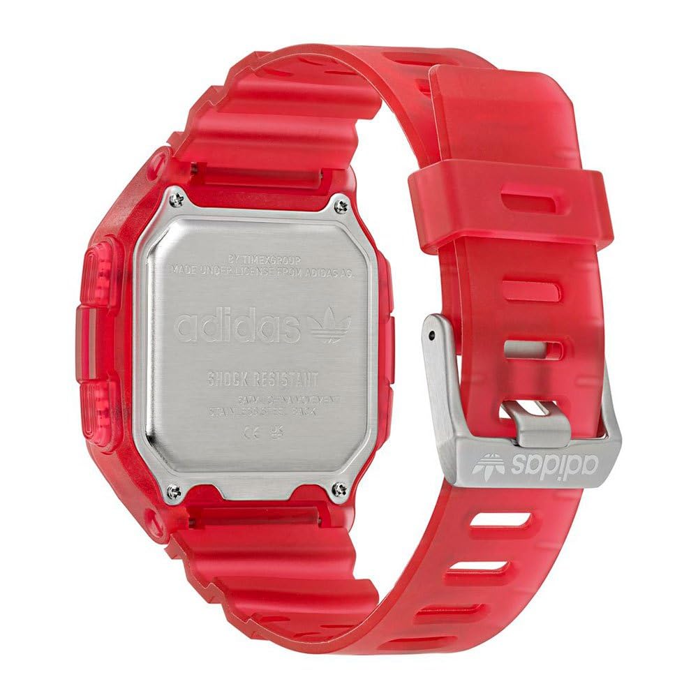 Originals Adidas unisex wristwatch DIGITAL ONE GMT AOST22051 Red [adidas watch] [Used]