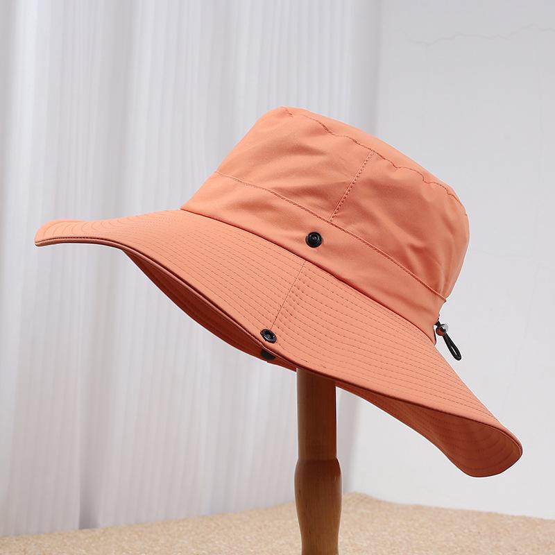 Summer Big Brim Outdoor Visor Male and Female Versatile Leisure Sports Mountaineering Sun Hat Versatile Bucket Hat