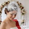 Romance Bird Nest Wedding Veil Tulle Veil Headpiece For Bride Special Occasion Gathering Ceremony Photography Headwear