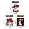 Halloween Ghost Mushrooms Enamel Pins Custom Mushroom Cap Brooches Lapel Badges Clothes Punk Jewelry Gift for Kids Friends