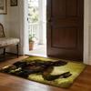 Game DDark SSouls 3 Floor Mat Soft Flannel Absorbent Mat Non-Slip Rug Home Bedroom Bathroom