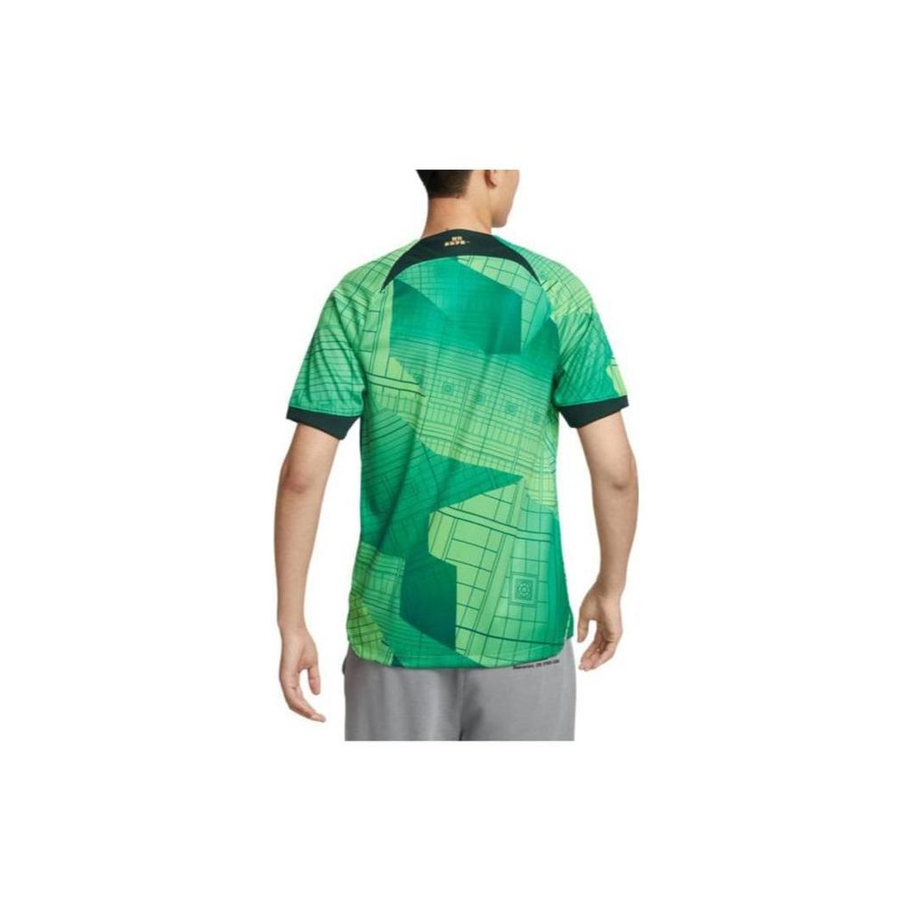 Nike Dri-Fit Patterned Quick-Dry Soccer Jersey Men Tops Bright-Green FN0546-308