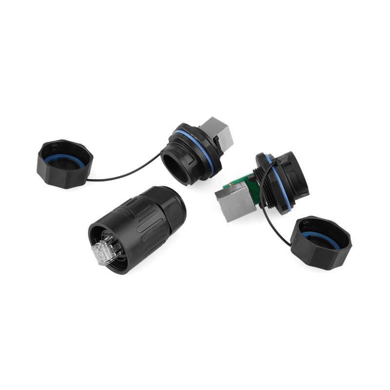 Lingke Waterproof RJ45 Aviation Plug Socket Connector