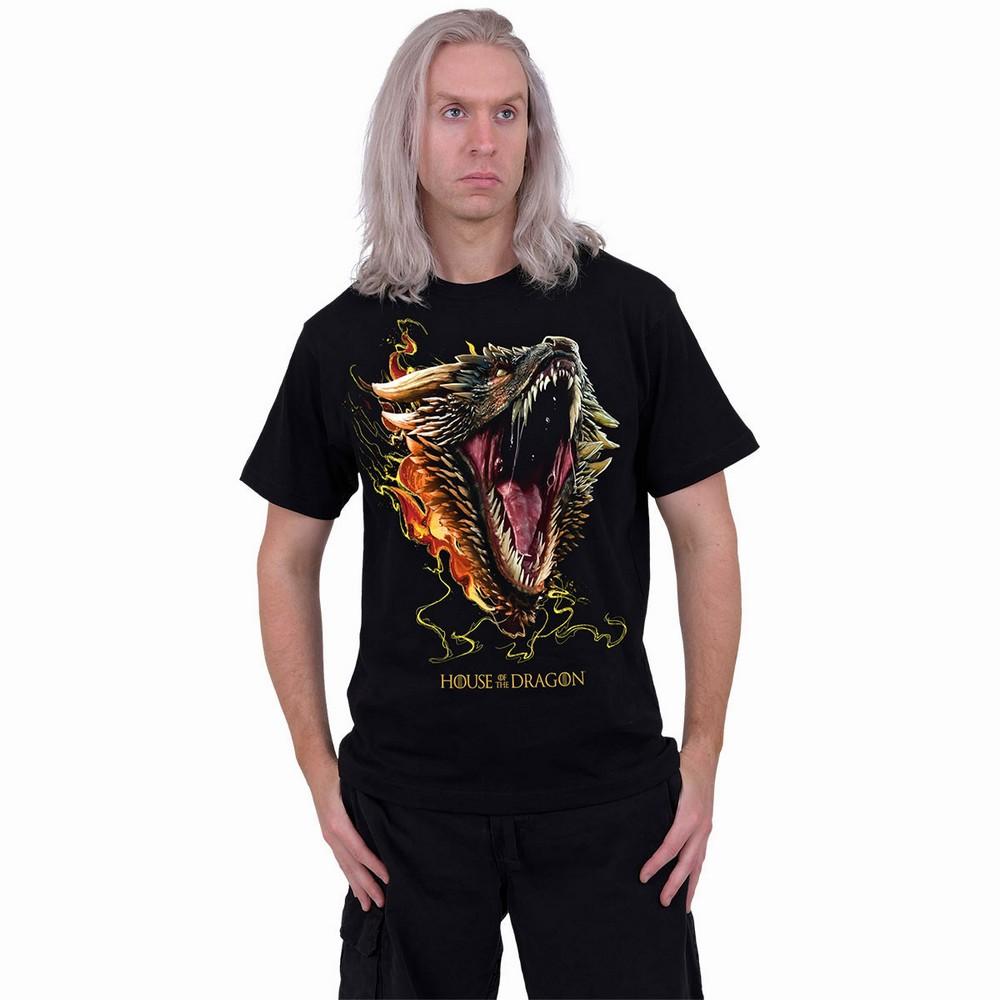House Of The Dragon Unisex Adult HOD2 Drogon Back Print T-Shirt
