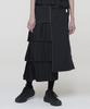 RECODE Unbalanced Pleated Skirt_Rqkam24532Bkx
