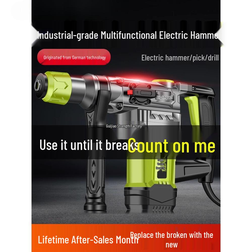 High-Power Dual-Use Electric Hammer & Drill: Multi-Functional Industrial-Grade Tool for Concrete and Home Use