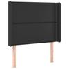 VidaXL LED Headboard Bedroom Furniture Single Bed Accessory Headboard Interior Black 3123980
