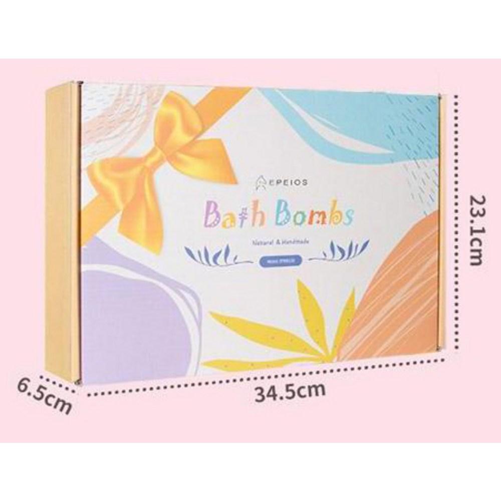 Epeios Banyo Bombası 70gx24 çeşit büyük kapasiteli banyo bombası hediye seti, 1.68kg, 1 adet