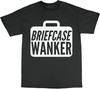 Briefcase Wanker T-Shirt Present Film Funny