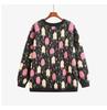 Plus Size Women's Round Neck Colorful Embroidered Knit Sweater - 2025 Winter Style Pullover