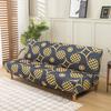 Black Geometric Folding Sofa Bed Case Living Sofa Cases Elastic Spandex Stretchdouble Seat Case Slipcovers For Living Room Area Geometric Print