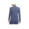 Nike Dri-Fit Swift Solid Stand Collar Half-Zip Quick-Dry Long Sleeve T-Shirt Women Tops Phenomenal-Blue FB4439-491