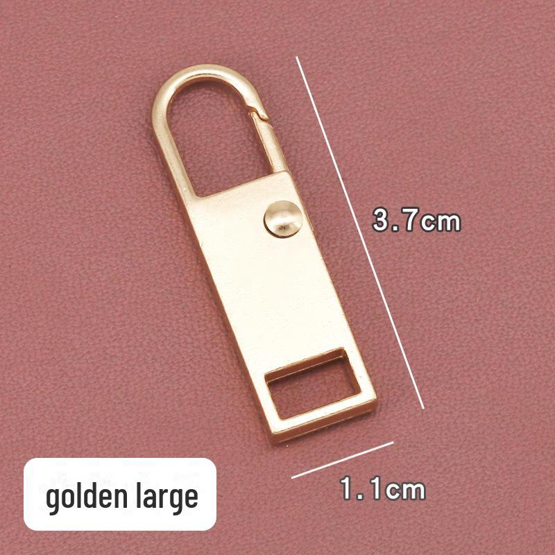 Odpinany ściągacz zamka błyskawicznego bez użycia narzędzi: Metalowy Wisiorek Sprężynowy do Torebek i Bagażu