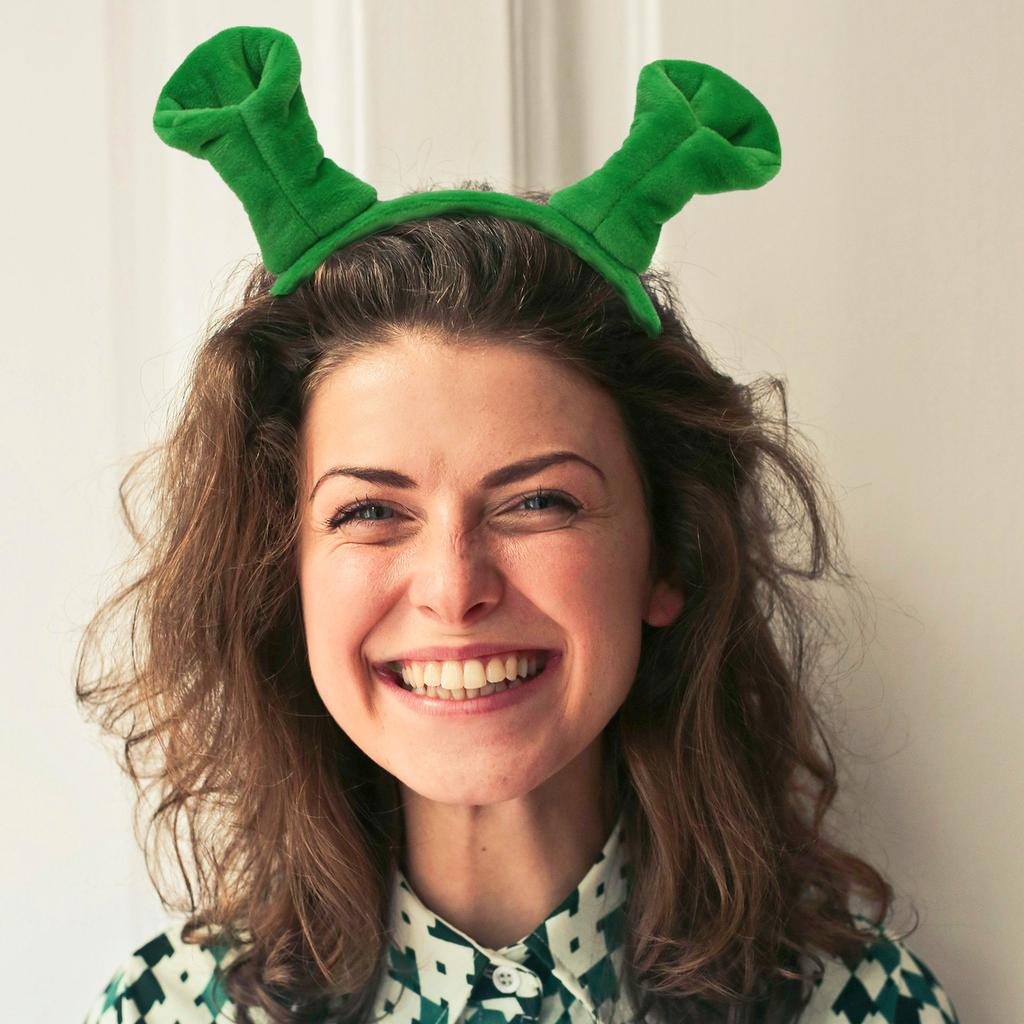 Green Cosplay Ears Headband Party Accessories Cosplay Headwear For Adult