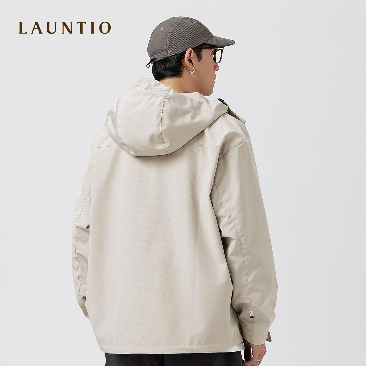 Новая модная уличная водонепроницаемая толстовка с капюшоном для мужчин с липучкой — фото 4