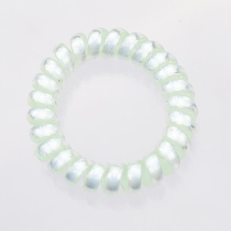 Modă Coreeană Elastice de Păr Spirale Simple Culoare Solidă Inele de Păr Tip Coil Pentru Femei Suport Coadă de Cal Bandă Elastică de Păr Accesorii de Păr