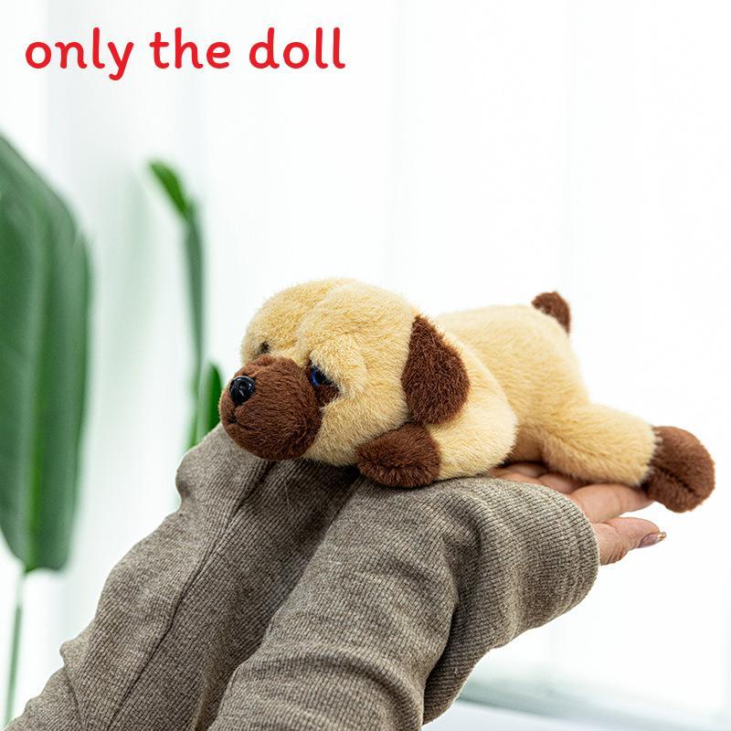 Cartoon Plush Puppy Pendant With Soft Short Pile For Kids And Gift Decor