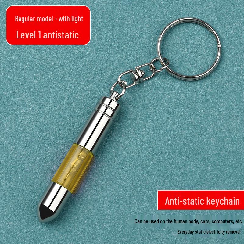 Anti-Static Cartoon Keychain - Static Eliminator for Cars