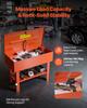 Parts Washer 151L Tank, 65L Solvent Capacity, 3L Per Minute Max Pump Output, Heavy Duty Steel Cabinet Electric Pump Automotive Parts Washer Cleaner
