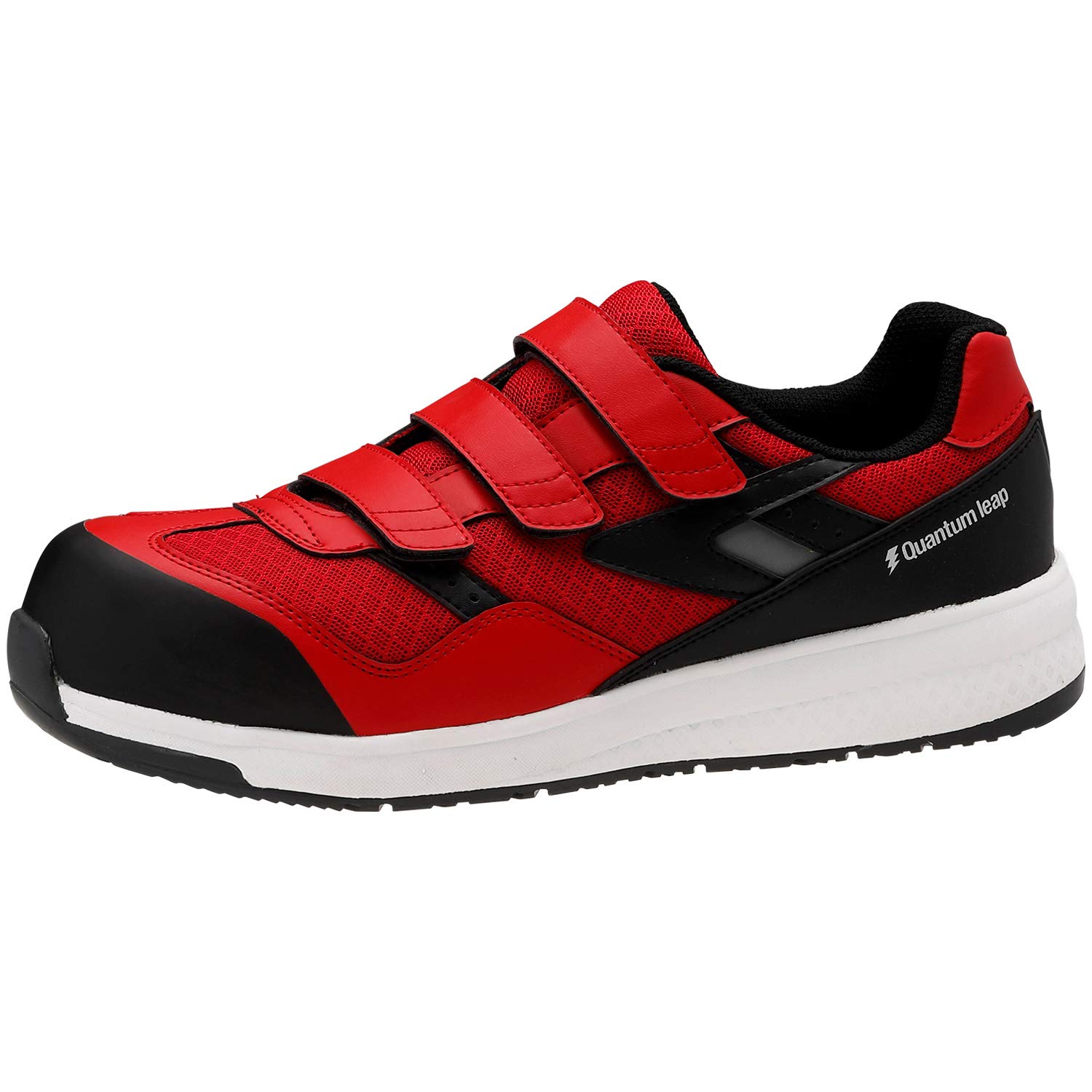 

Safety Work Shoes JSAA Certified High Repulsion Professional Sneakers Quantum Leap QL15 Electrostatic Red [Midori Anzen] 25.5cm