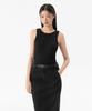 Woman Women'S Essential Bra Tank Top [Black]
