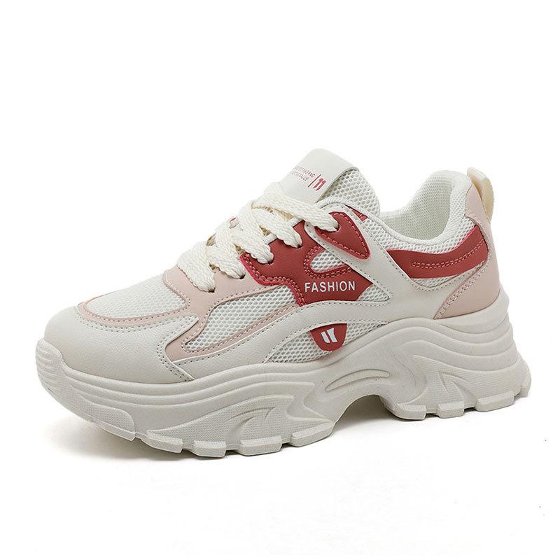 Popular breathable sports shoes comfortable versatile casual shoes women's spring 2025 new pregnant women not tired feet dad shoes