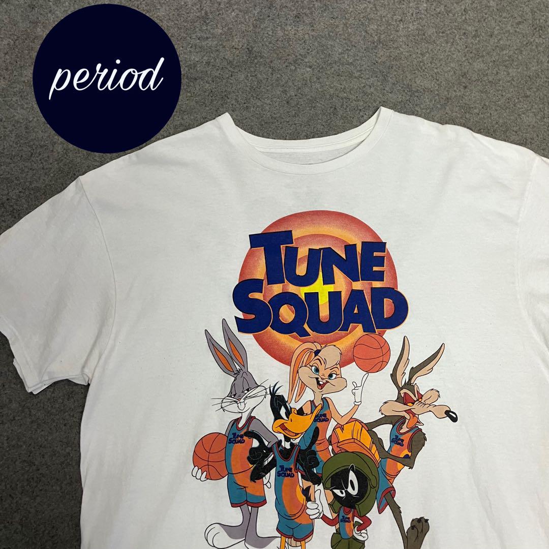 

[USED] P2220 SPACE JAM LOONEYTUNES anime print T-shirt