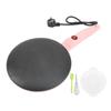 Electric Crepe Maker Machine Automatic Temperature Control 8 Inch Non Stick Coating Crepe Maker with Egg Whisk Silicone