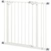 Adjustable Safety Gate w/ One Extensions, Four Adjustable Screws, White