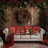 Festive Christmas Cushion Covers - Classic Santa & Red Truck Designs | Decor For Holiday Home & Sofa Decorations