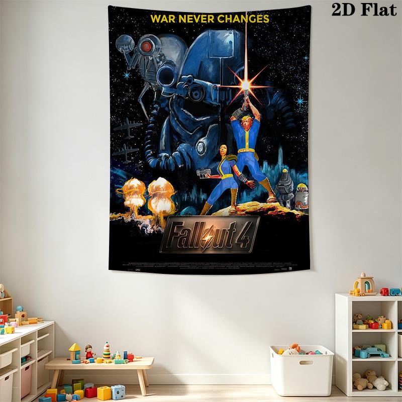 Fallout 76 Postapocalyptic Survival Bedding 1 Duvet Cover 2 Pillowcase Without Core Bedding Set Soft And Comfortable