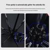 Hongye 3-Fold Black UV Protection Umbrella