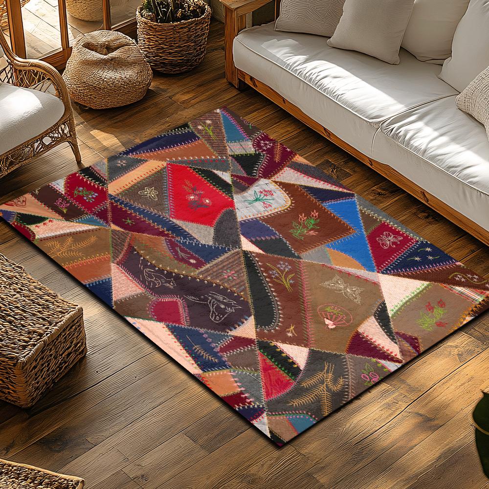 Vintage Persian Area Rug Bohemian Carpet Non-Slip Floor Mat Living Room Decor Turkish Kilim Rug Modern Home Decor Unique Pattern