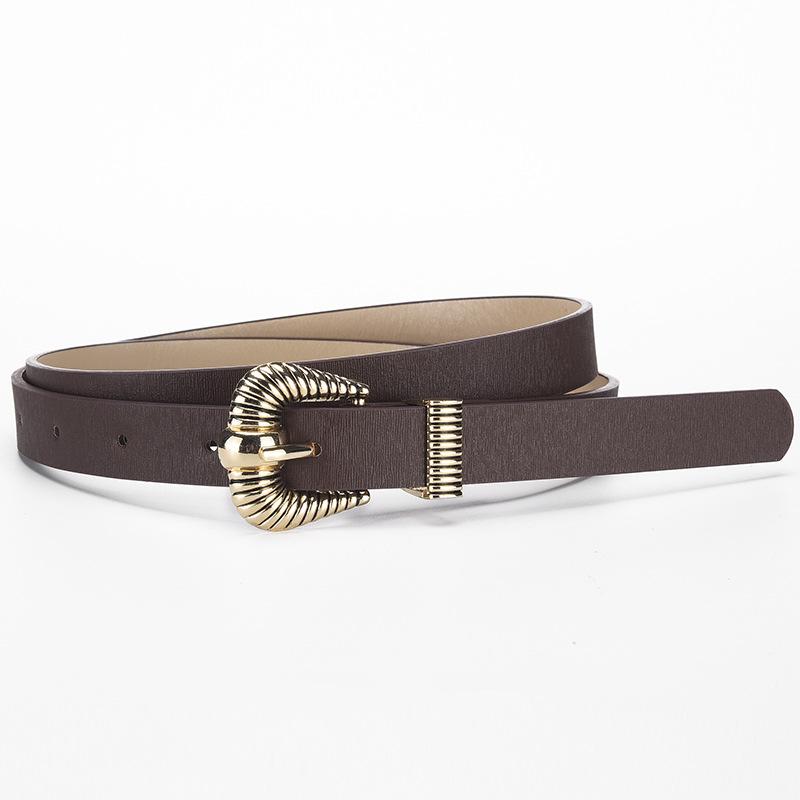 

Премиум ретро ремень с пряжкой женские джинсы платье женский ремень ремень 106*1.8 темно-коричневого