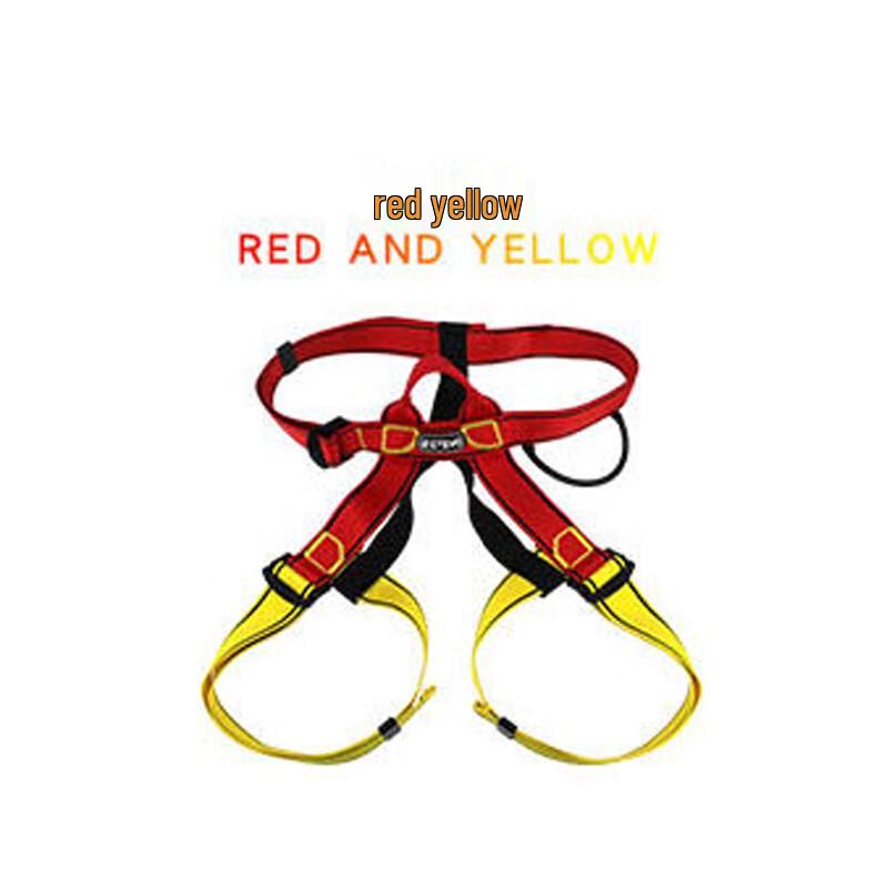 OLOMM Half-Body Safety Harness for Climbing and Rescue One Size