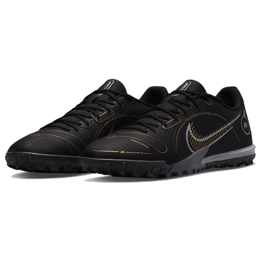 Nike Mercurial Vapor 14 Academy TF Shadow Pack Men Sneakers Black Metallic-Silver Medium-Ash DJ2879-007