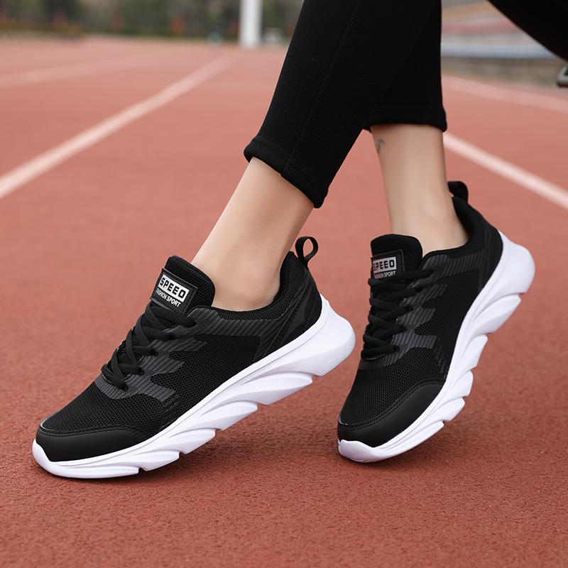 Summer Women's Mesh Is Breathable Super Light, Stomach Fitness Outdoor Running Shoes