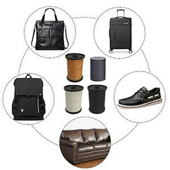 Premium Stainless Steel Shoe Repair Awl & Crochet Hook with Nylon/Waxed Thread for Leather Sewing