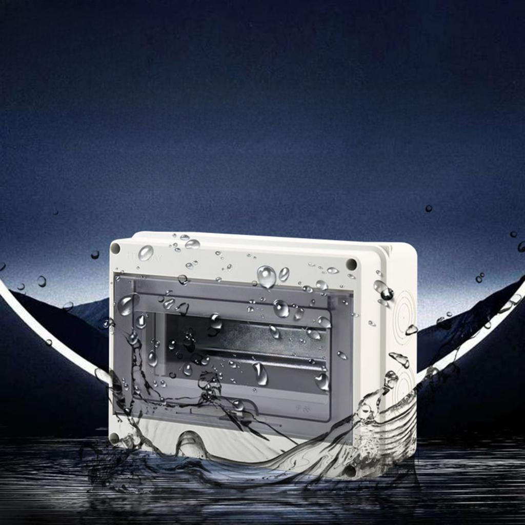 

8 Ways Distribution Box Electrical Protection Case IP65 Waterproof Protector Dustproof Circuit