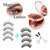 Quantum Magnetic Eyelash Set - False Magnet Eyelashes with Curler