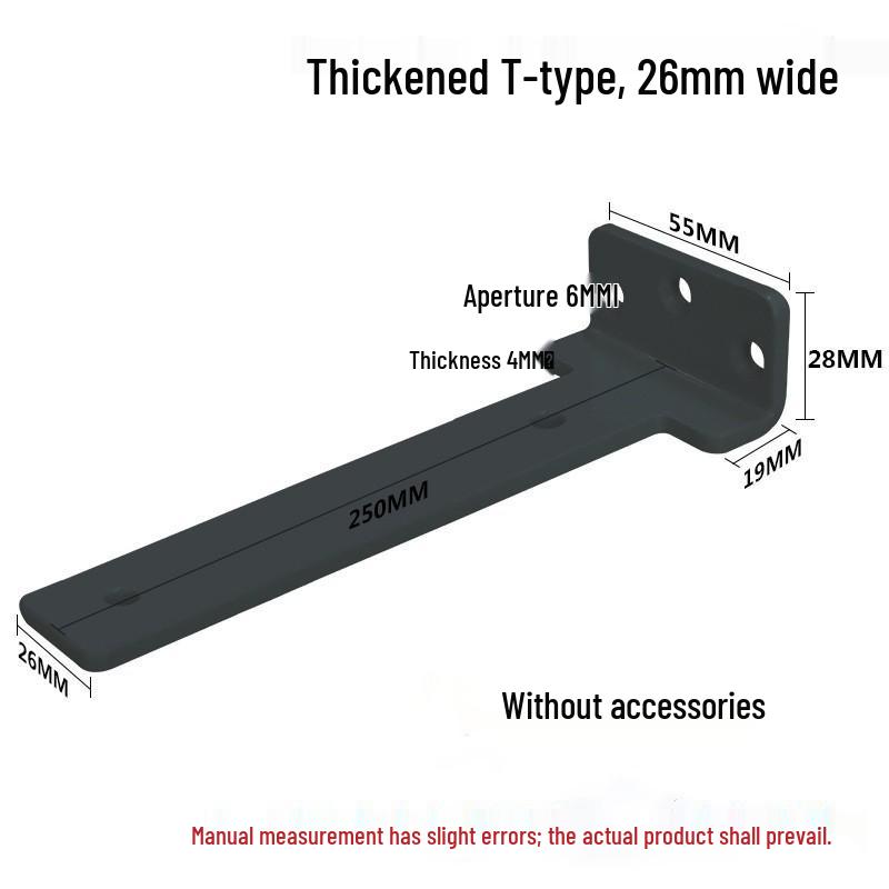 Soporte Triangular de Pared Invisible para Estantes de Escritorio o Mueble de TV