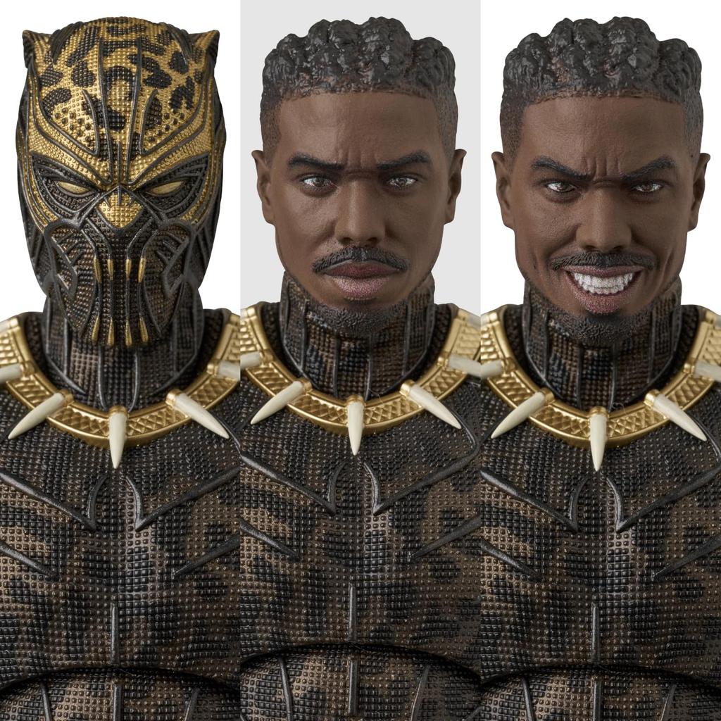 Medicom Toy MAFEX THE INFINITY SAGA KILLMONGER Approximately 155mm Action No.265 - Tall, Non-scale, Pre-painted Figure.