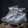 Fashion Work Safety Boots High Top Safety Shoes Man Breathable Steel Toe Work Shoes for Men Women Industrial Security Protective Boots