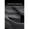 For Front Door Storage Trash Can for Tesla Model Y Juniper 2025 Car Door Storage Box Multi Functional Storage Box Car Accessorie