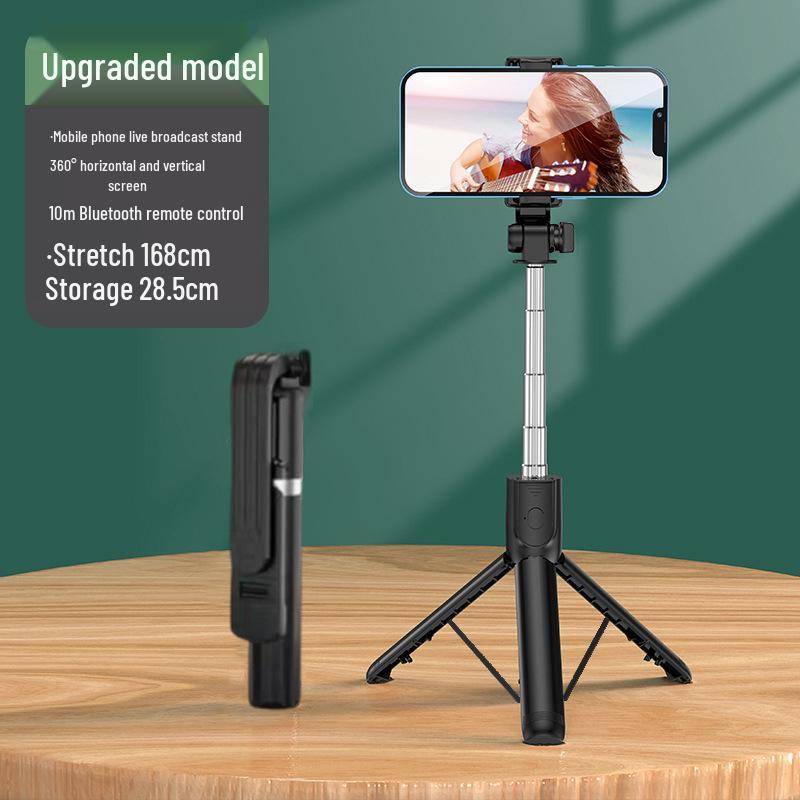 360° Rotating Bluetooth Selfie Stick & Tripod for Live Streaming & Photography